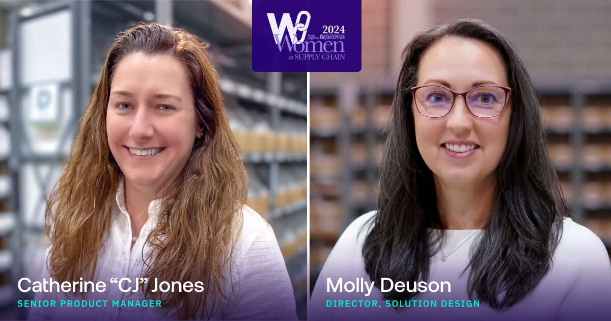 CJ Jones and Molly Deuson, Women In Supply Chain Award Winners