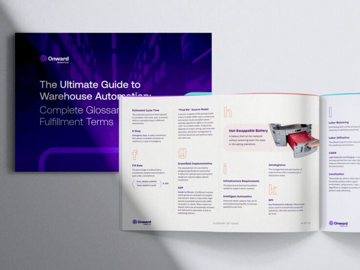 Onward Robotics Fulfillment Automation Glossary