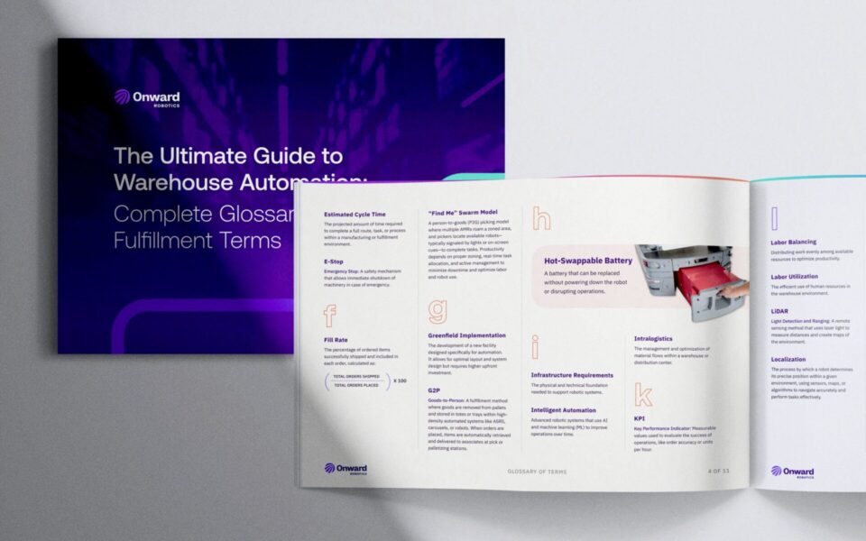 Onward Robotics Fulfillment Automation Glossary